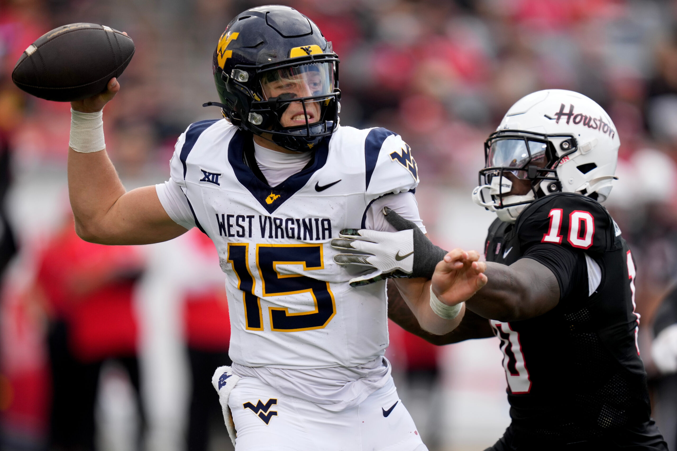 WVU freshman Scotty Fox Jr. made right reads in win against Houston